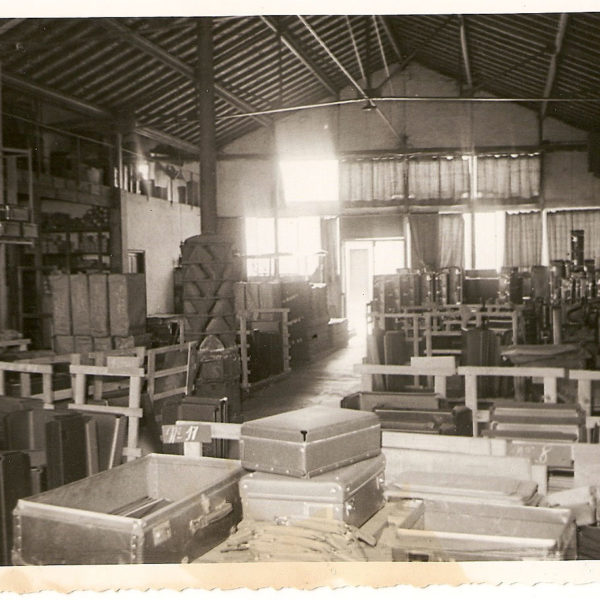 intérieur de la manufacture Louge - valise