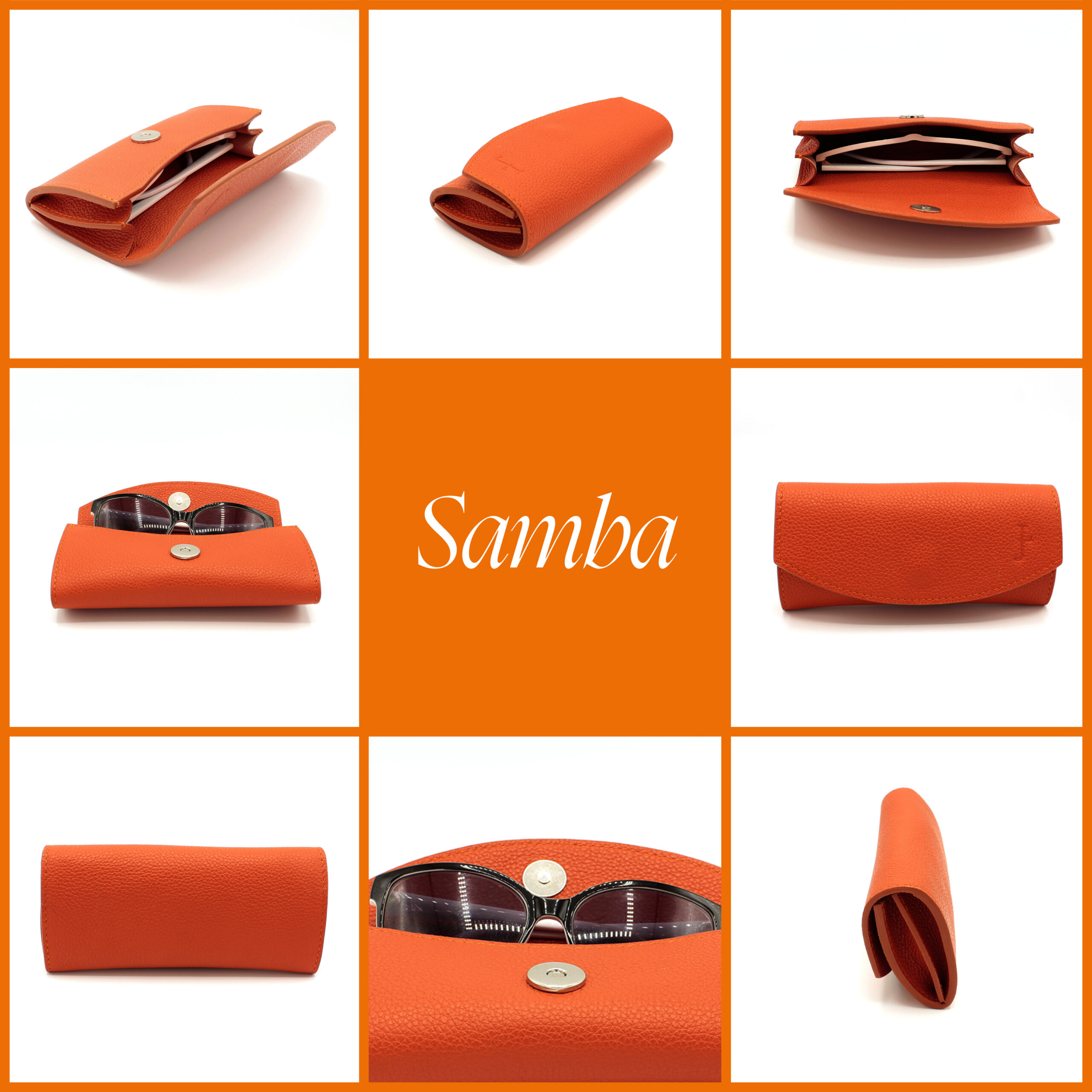 lousenjaille-orange-étuis-lunettes-samba