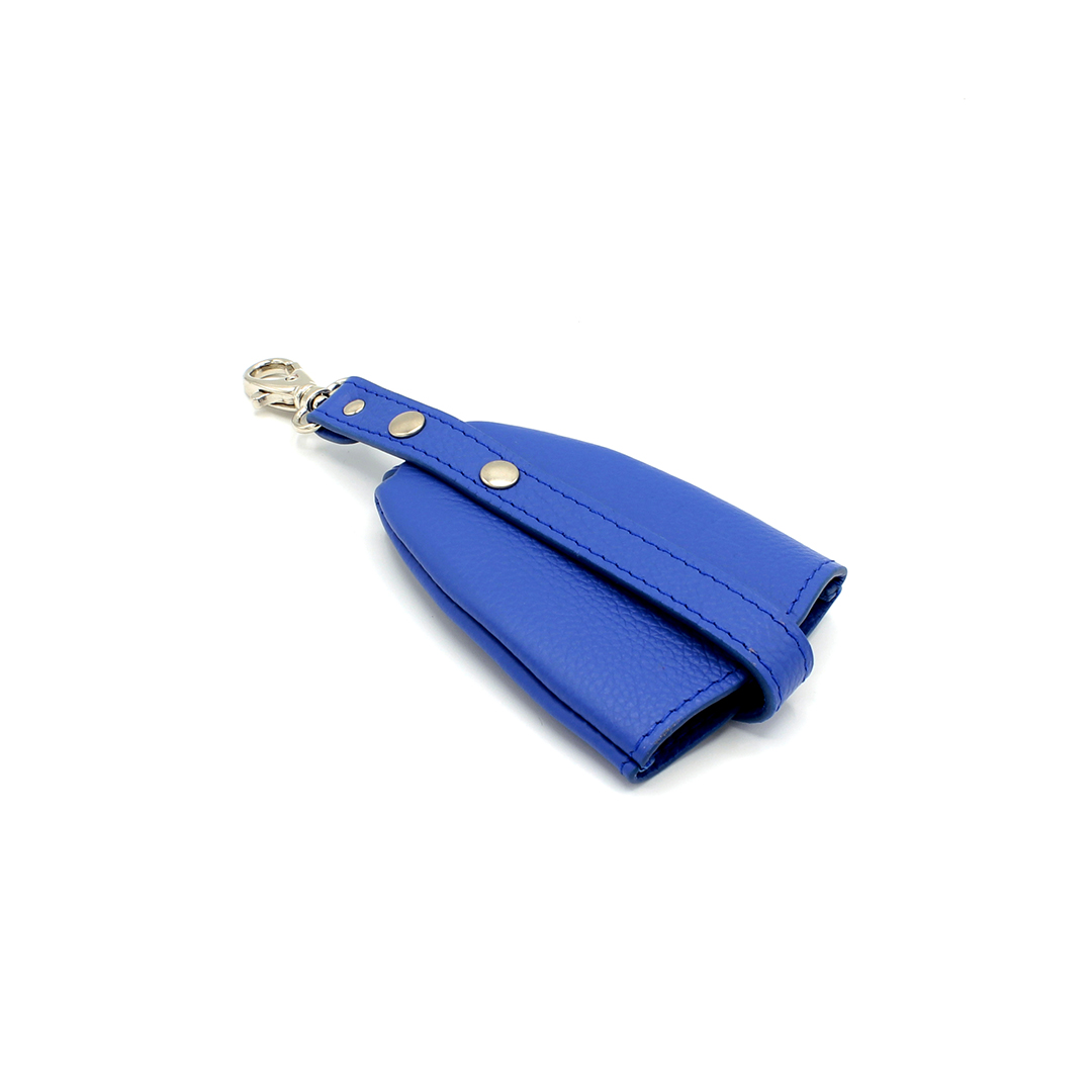 Porte-clés en cuir Tango - Bleu – Image 2