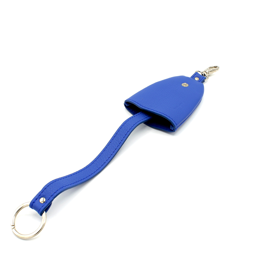 Porte-clés en cuir Tango - Bleu – Image 3