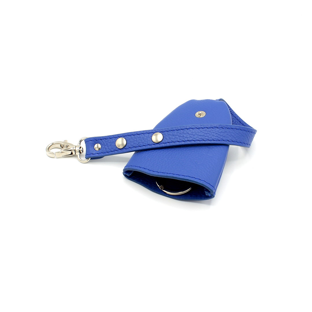 Porte-clés en cuir Tango - Bleu – Image 4