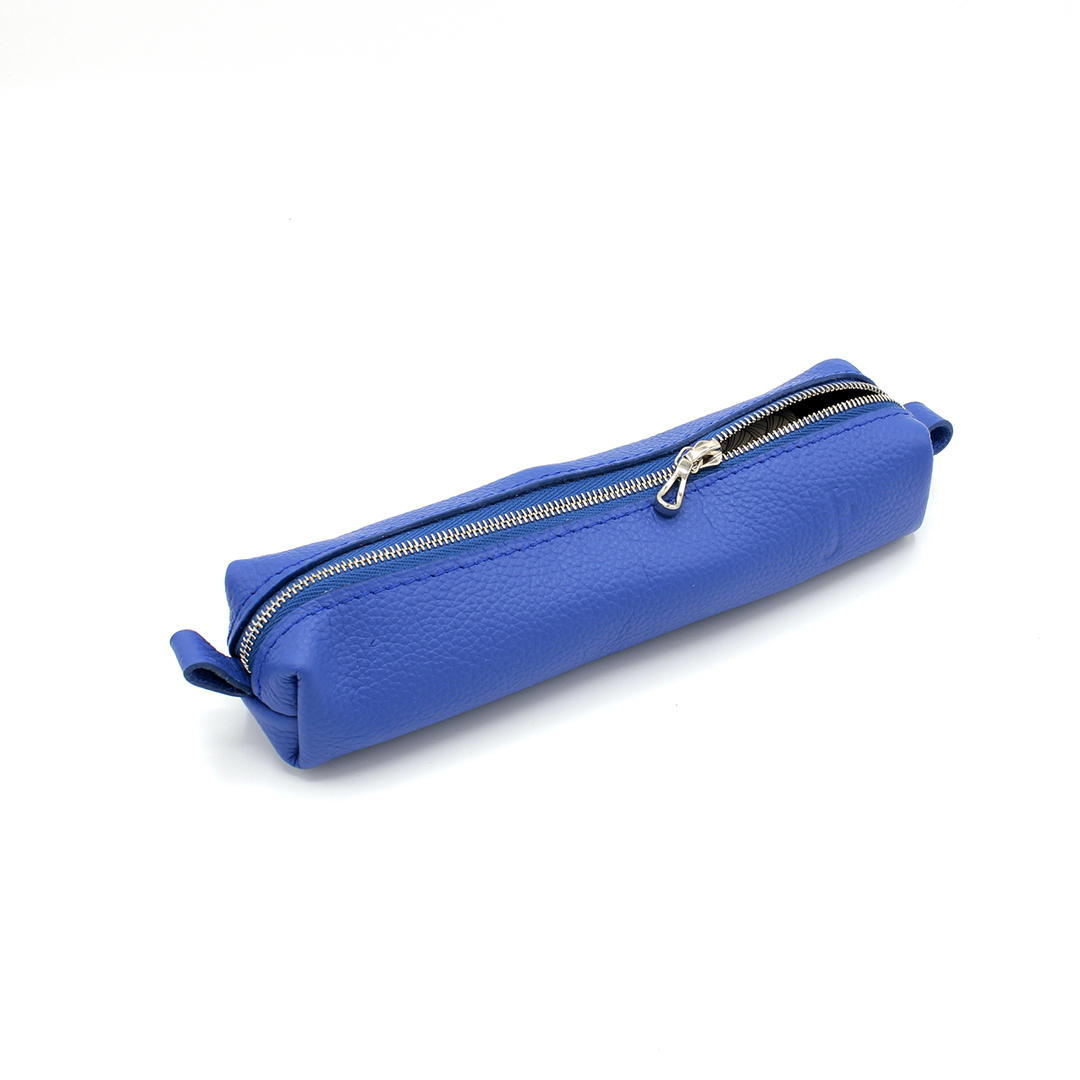 Trousse en cuir Carimbo - Bleu – Image 2