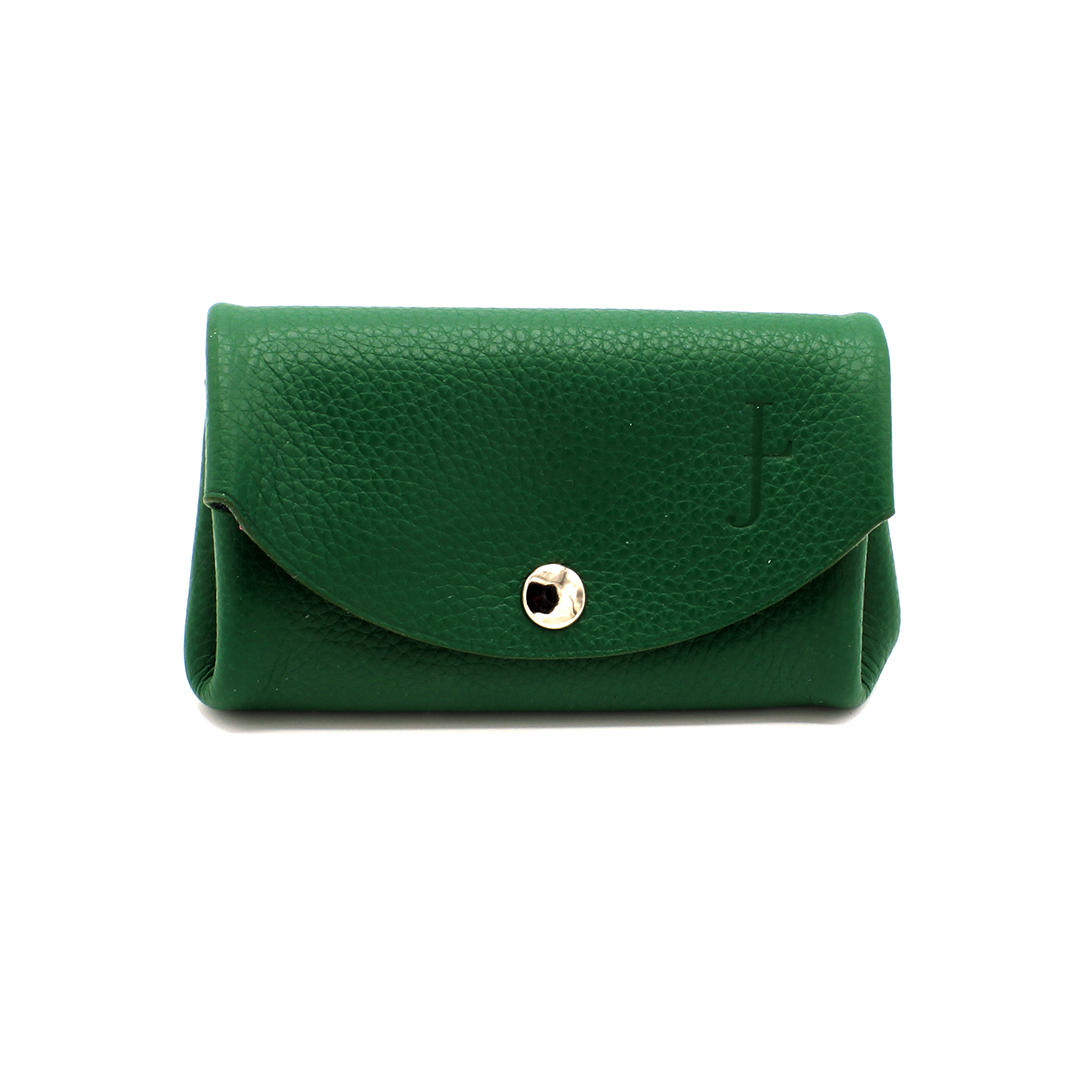 Porte-monnaie en cuir Nouba - Vert – Image 2