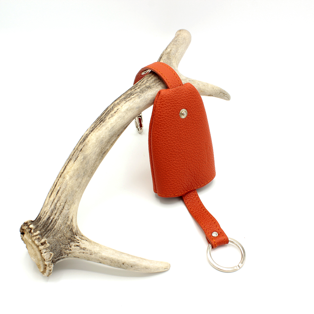 Porte-clés en cuir Tango - Orange – Image 4