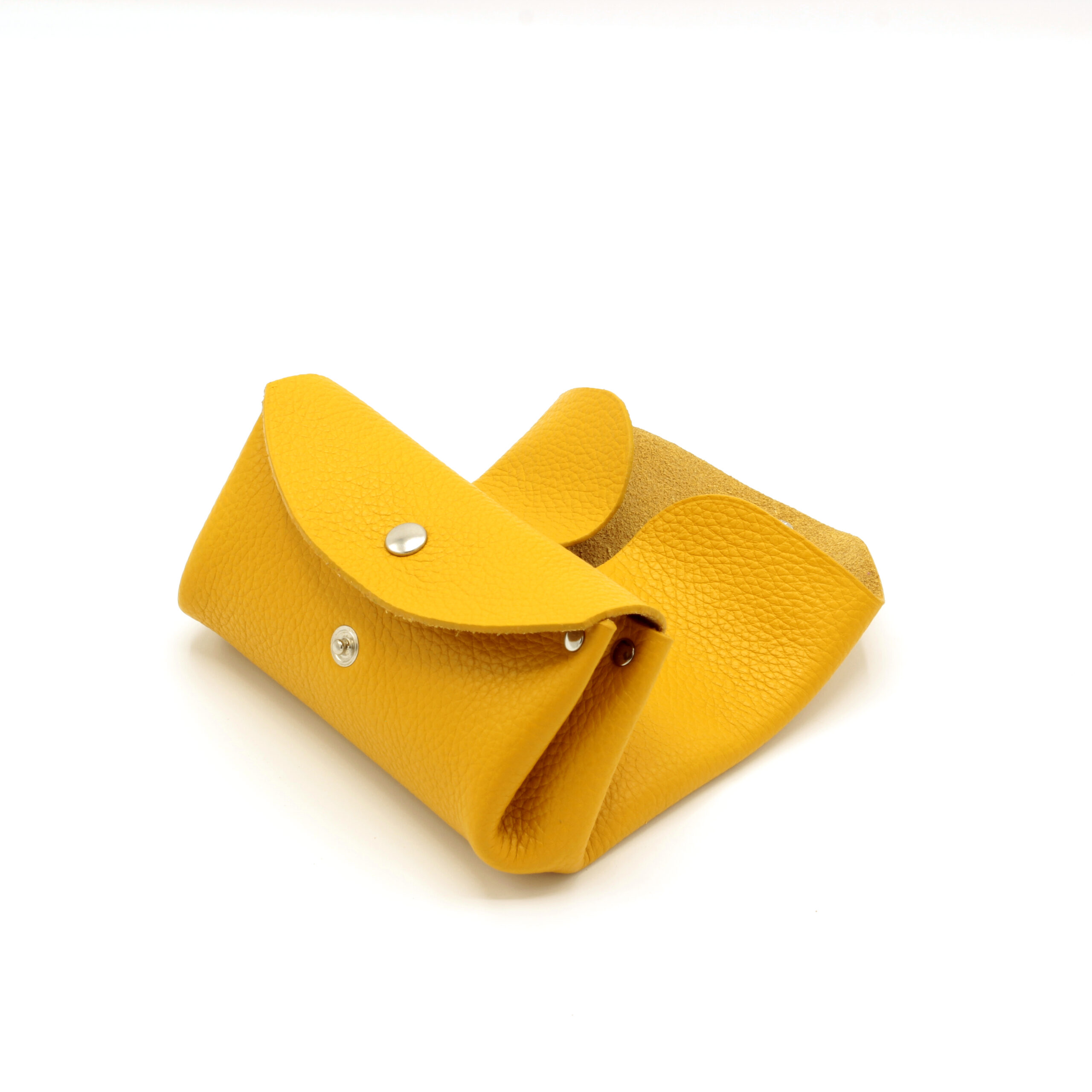 Porte-monnaie en cuir Nouba - Jaune – Image 4