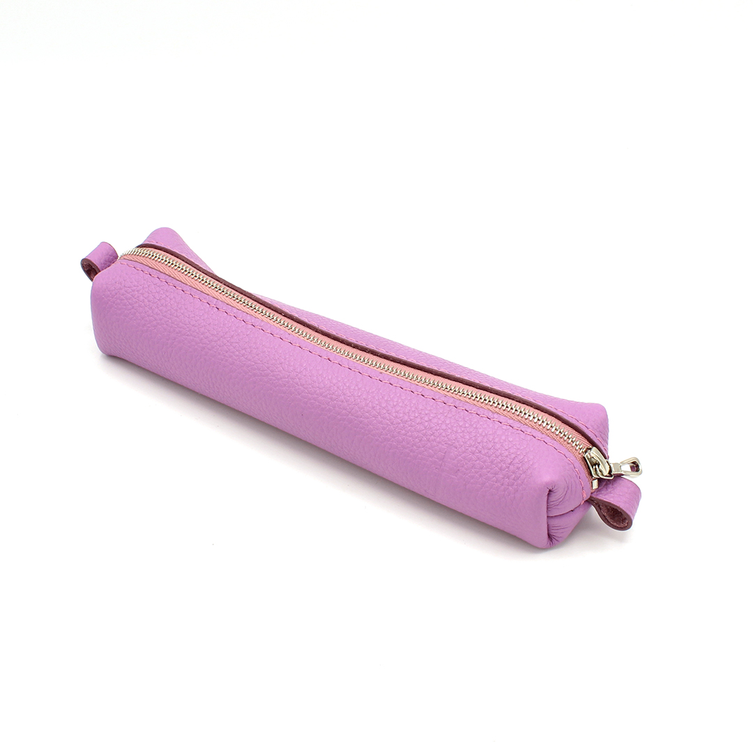 Trousse en cuir Carimbo - Mauve – Image 4
