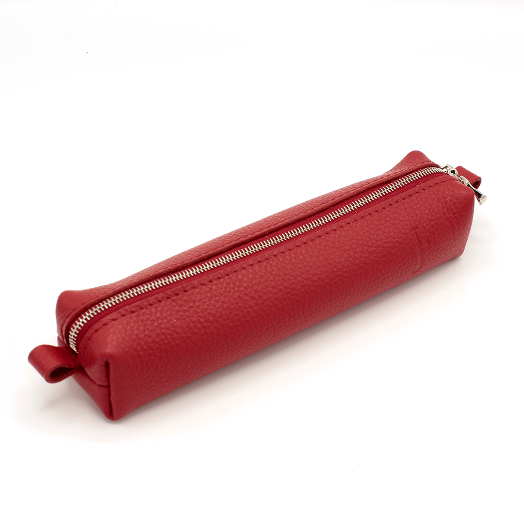 Trousse en cuir Carimbo - Rouge – Image 2
