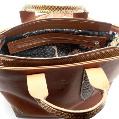 Yuni avec cuir de saumon