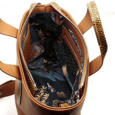 Yuni avec cuir de saumon